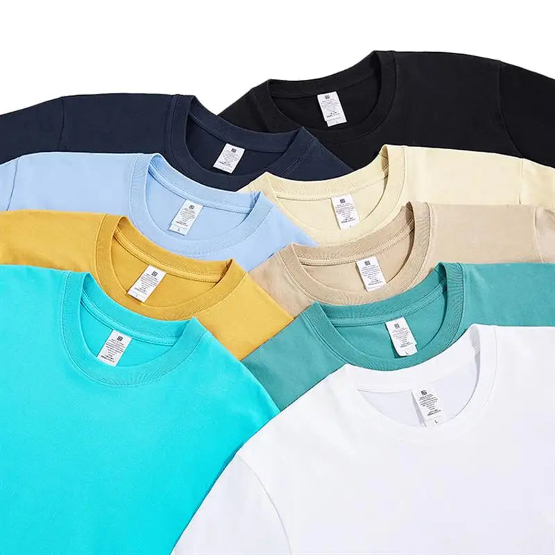 Custom High Quality Men 230g Oversized Tshirt T-Shirt 100 Cotton Heavyweight Luxury Drop Shoulder Blank for Men
