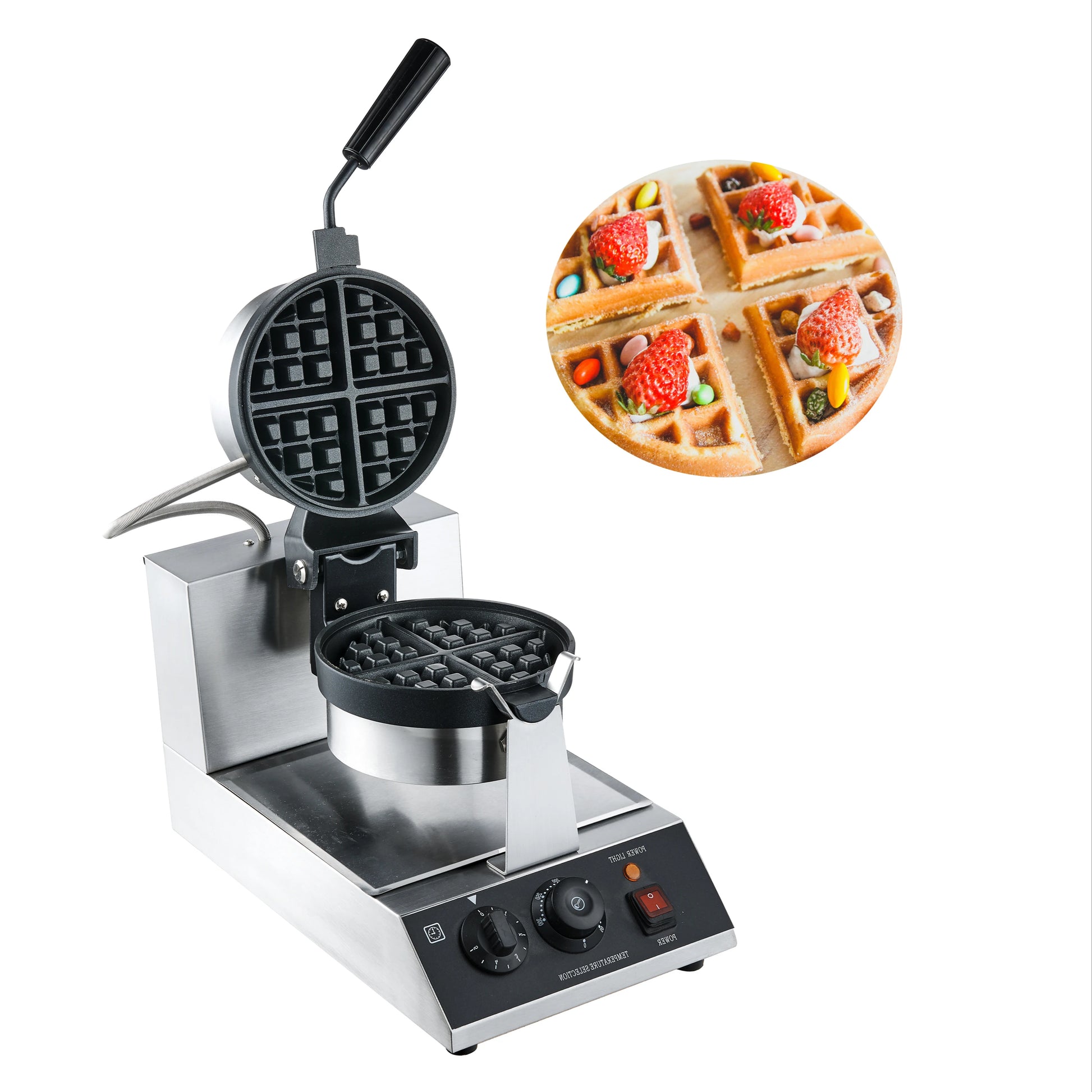 Commercial Food Machine Waffle Machine  Biscuit Making Machine Coffee Shop Equipment Waffle Bread Pressers  Small Business