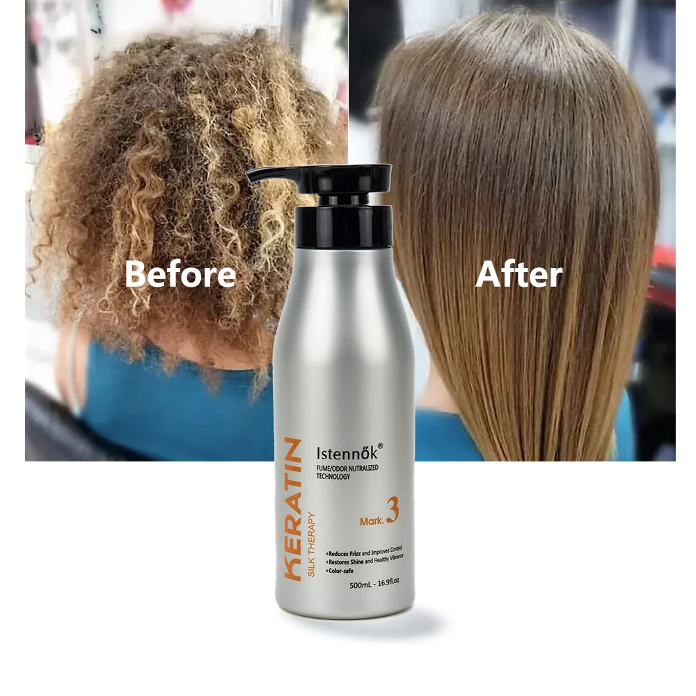 Nourish Hydrate 500ml Salon Hair Treatment Root Hair Smoothing Technique No Formaldehyde Amino Acid Hyaluronic Acid Fluffy