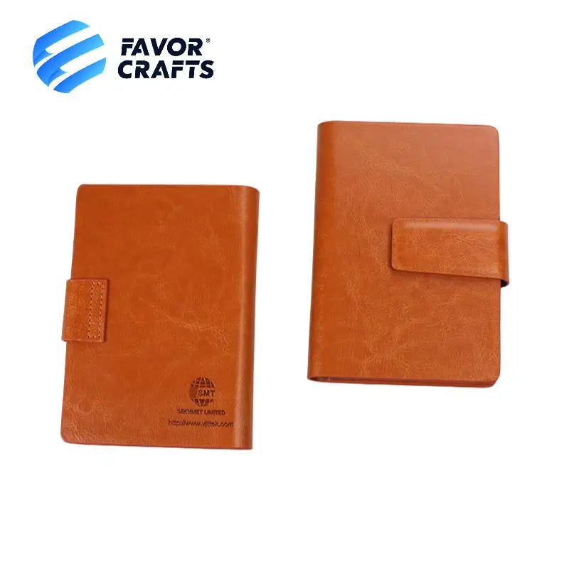 Factory Price PU Leather Cover 6 Ringbinder Organizer with Cardholder and Megnetic Closure