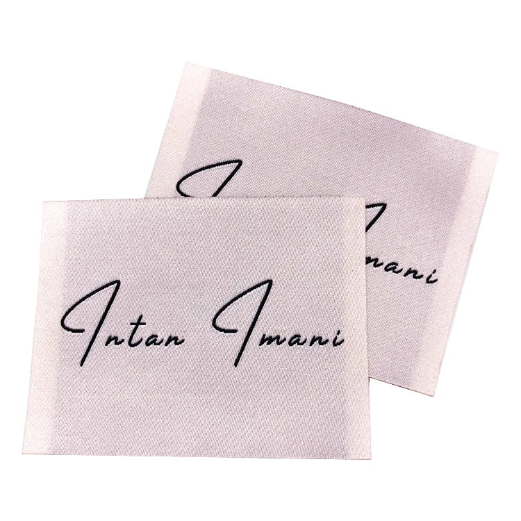 Clothes Label Custom Iron on Clothing Neck Label Custom Label for Clothing Heat Press on Clothes Neck