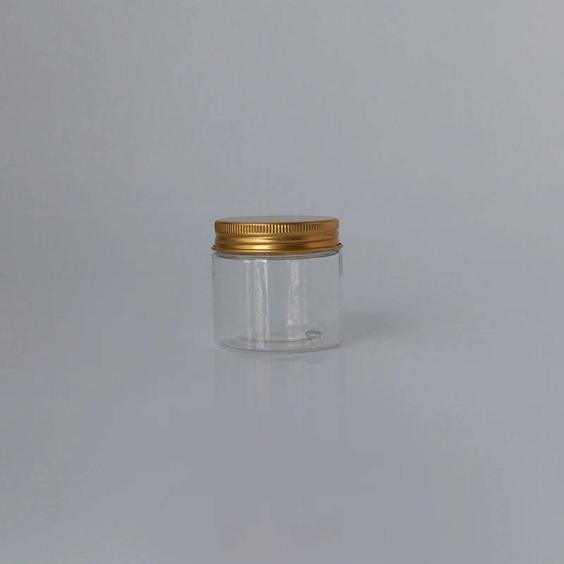 Customize Plastic Pet  Jar Container for Cosmetic  Packaging Container  for Cream 60ml