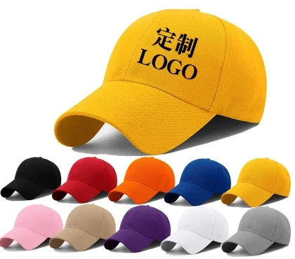 Custom Unisex Sporty Leopard Dot Logo Embroidery Fitted 6-Panel Polyester Baseball Cap