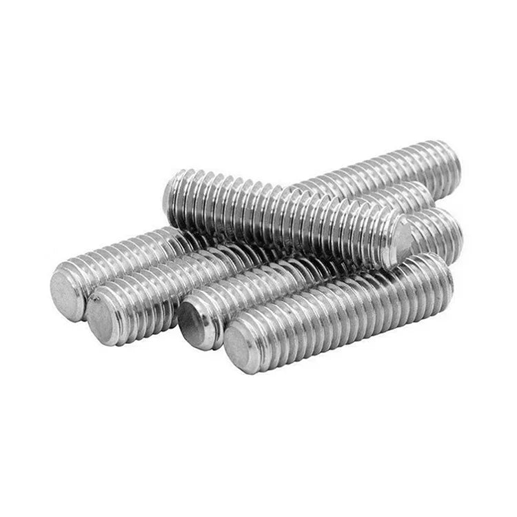 A2-70 304 Stainless Steel Full Thread Rod Black Zinc Finish M5-M36 DIN976 Metric Measurement System