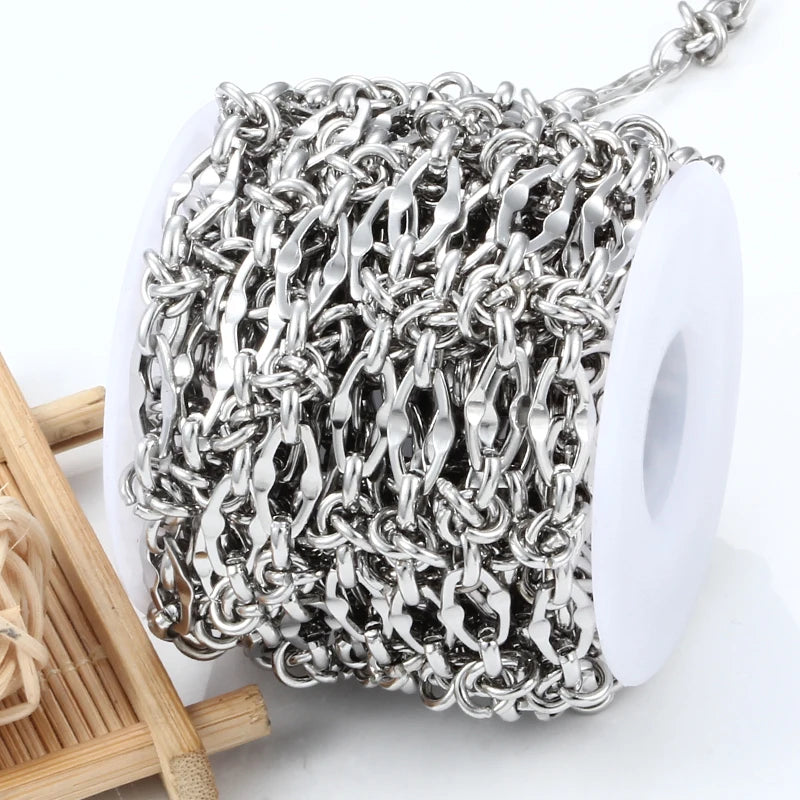New Arrival Stainless Steel Thick Chain Y2K Style Fashionable Titanium Big Lips Chains for DIY Necklace and Bracelets