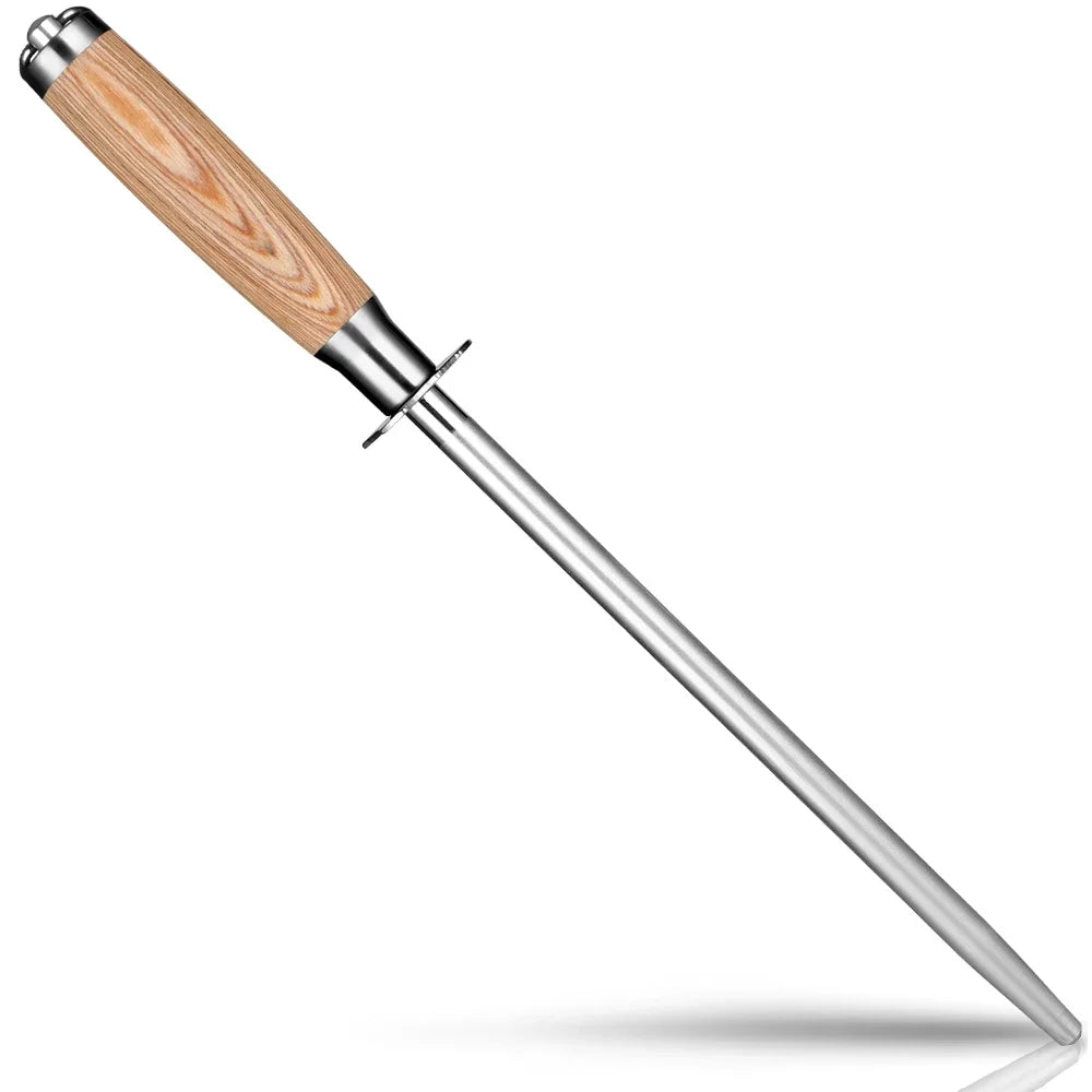 Knife Sharpening Stick Quick Sharpening Kitchen Knife Home Use High-end Color Wood Handle Boutique Sharpening Tool