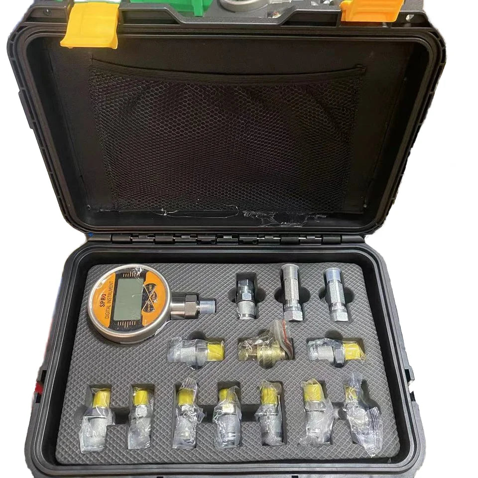 High Quality Universal Digital Pressure Gauge Measuring Instruments Testing Tool Digital Hydraulic Pressure Gauge Test Kit