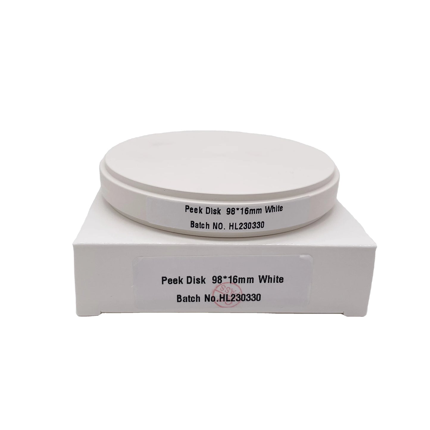 Wholesale 98mm Dental Lab Materials PEEK for Dental Crown Dental Bridge Hot Sale Custom Peek Dental Block
