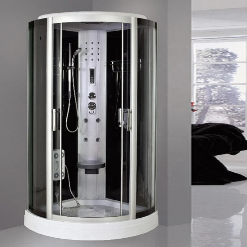 Luxury Shower Steams Indoor Bathroom Luxury Steam Shower with Tub Enclosed Hydromassage whirlpool Bath Steam Shower Cabin