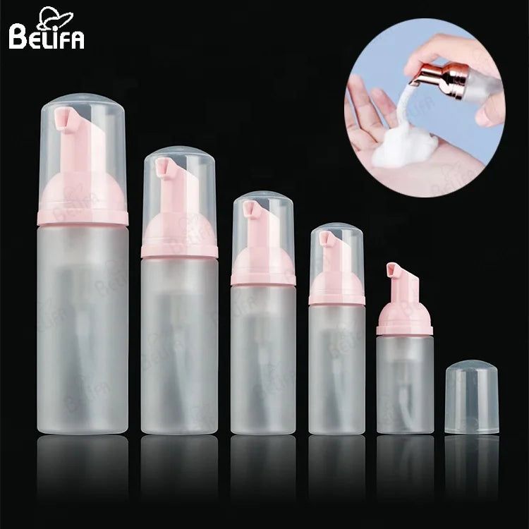 BELIFA Washing Skin Care Foam Pump Bottle Eyelash Extensions Makeup Tools Lash Shampoo Mousse Clean Bottle