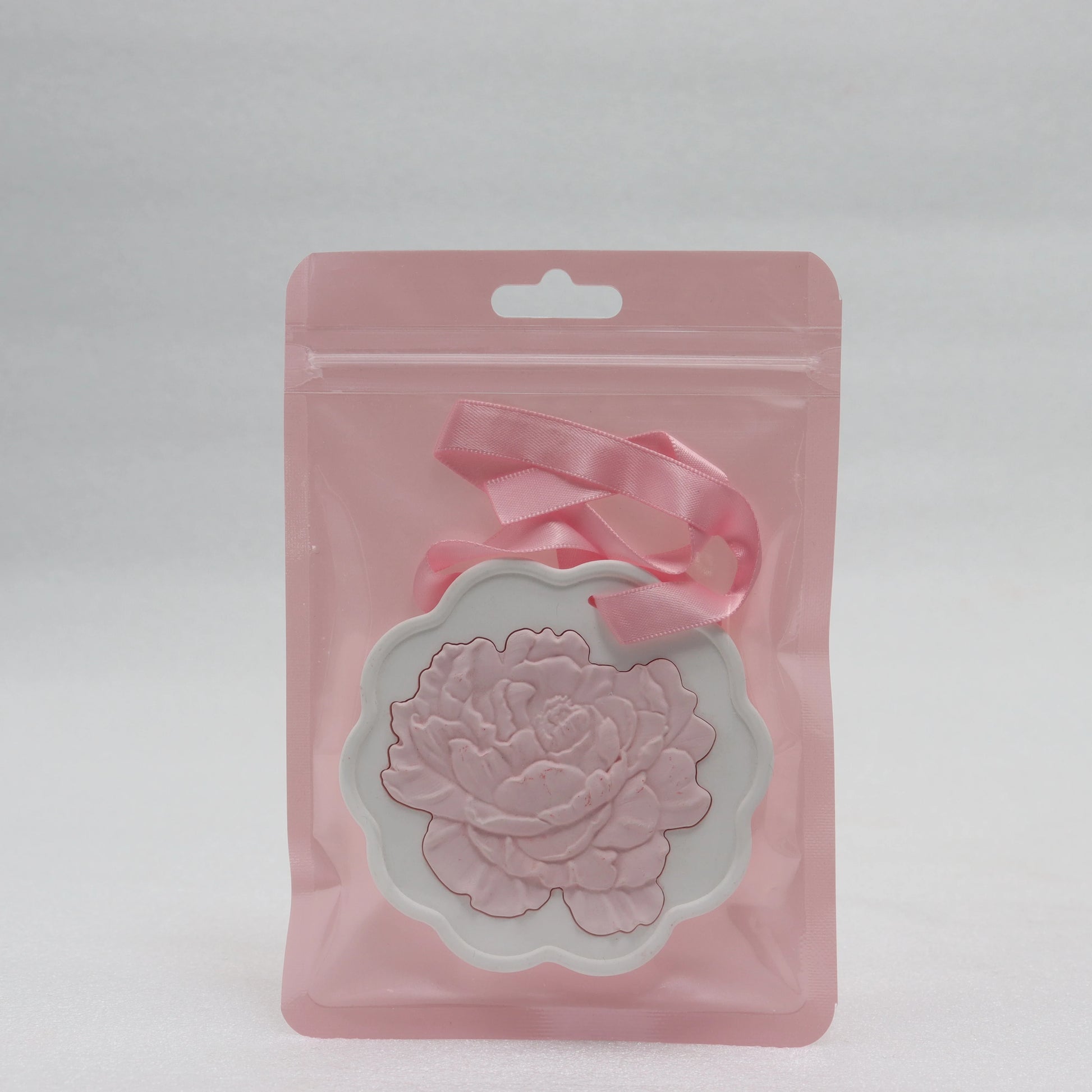 Factory Outlet Peony Pattern Plaster Eco-Friendly Unscented Aroma Stone Diffuser Home Decoration
