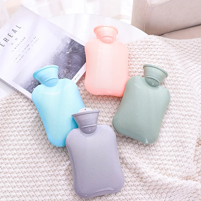 Hot Sale 500ml Natural Rubber Free Durable Hot Water Bag for Hot Compress and Heat Therapy