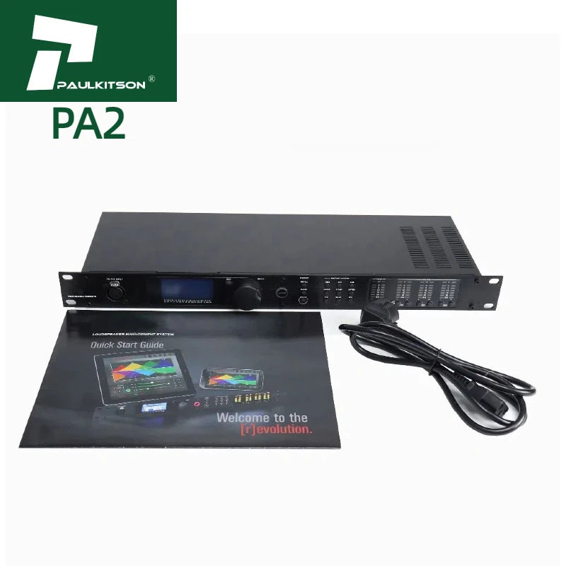 Paulkitson PA2 Audio Processor Driverack Audio Effects Processor 2 in 6 Out Dsp Digital Audio Processor