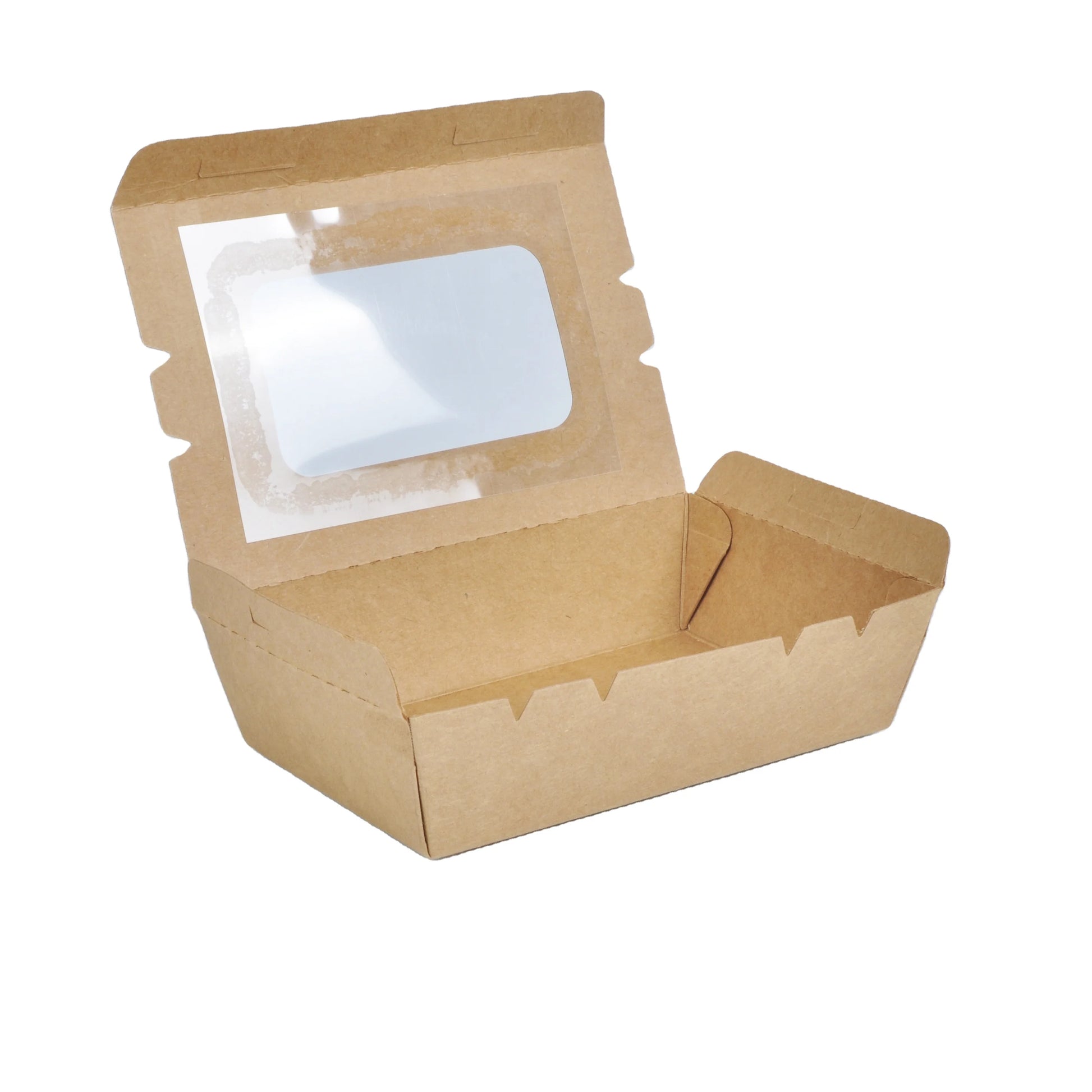 Senang 500  Hamburger Burger Fast Food Paper Container for French Fries Fried Chicken Wing Packaging Boxes