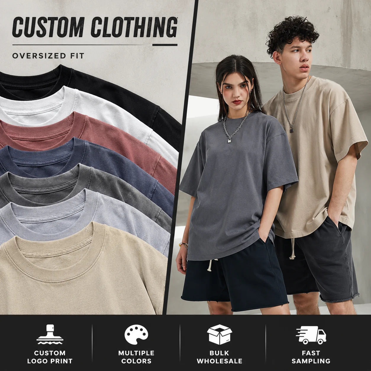 Custom 310 Gsm Blank Acid Washed T Shirt 100 Cotton Men Women Unisex Your Own Brand Vintage Stone Washed Tshirt Homme