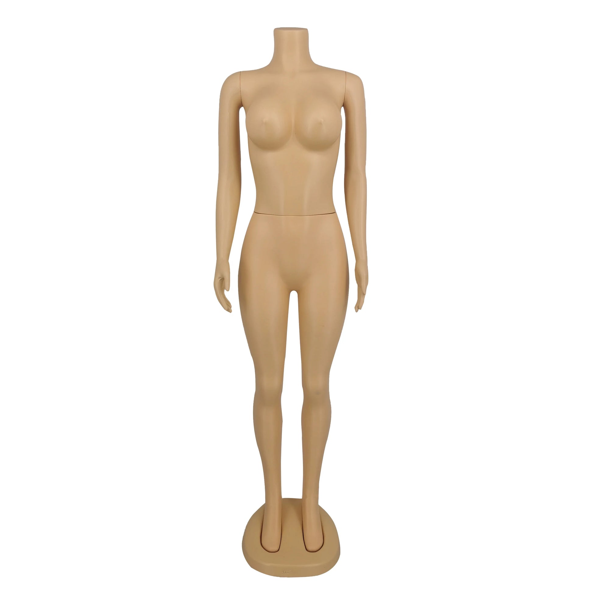 Plastic Curvy Full Body Plus Size Brazilian Female Headless Mannequin Stand for Female Clothes Display