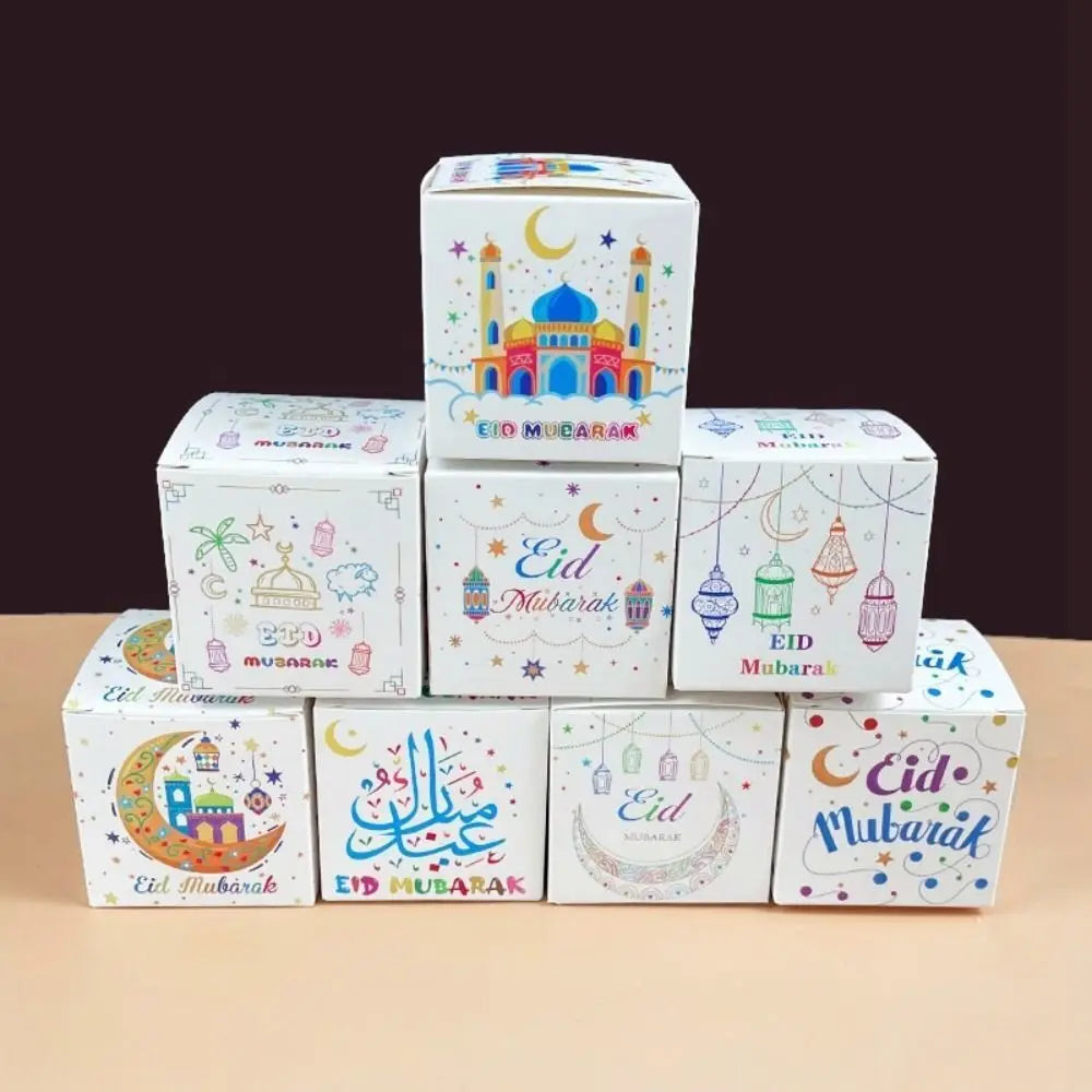 Eid Mubarak Festival Ramadan Decoration Candy Box Gift Bag Packaging Box for Presents