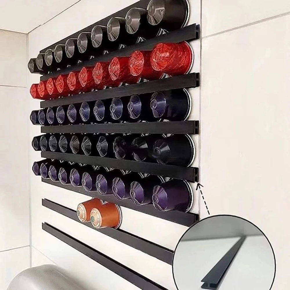 10PCS Eco-Friendly Plastic Coffee Capsules Holder Tower 1SET Manufactured Accessories for Cabinets Stocked Features