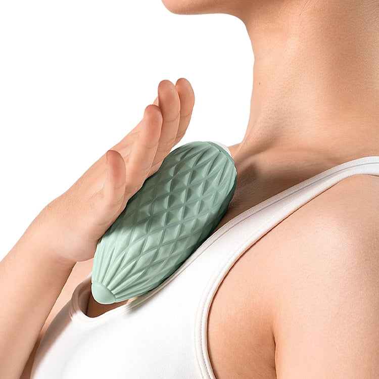 Yoga Fitness Deep Massage Relax Olive Fascia Silicone Massage Ball Roller for Arm Foot Body Waist