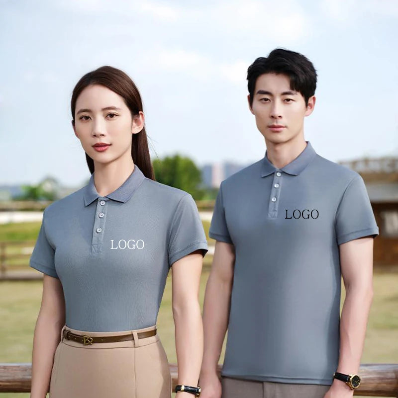 New Design Polo Factory Supply Custom Logo 12Color Solid Color Polo T Shirt Unisex Polo Shirts with Custom Label
