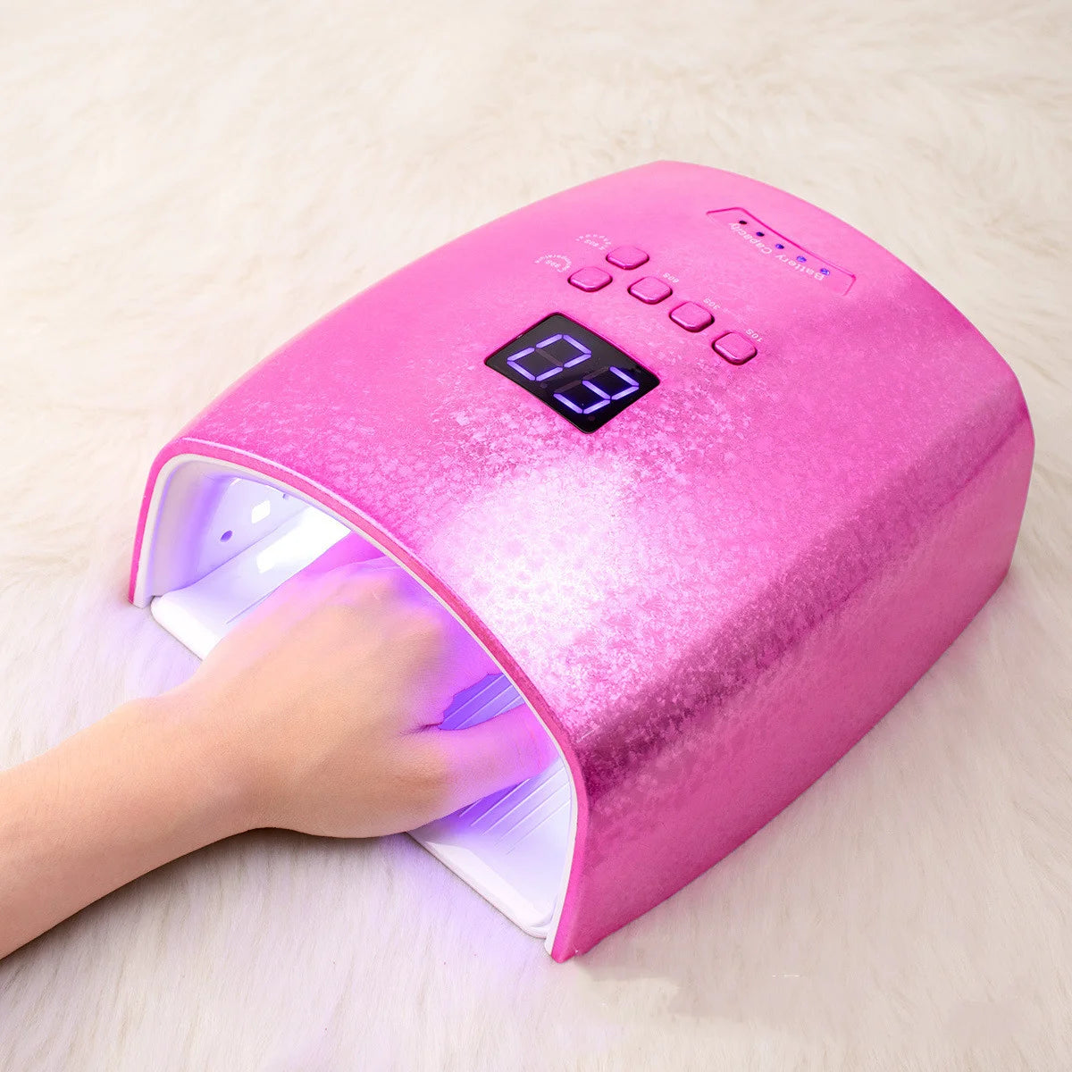 Professional 66W Fast Curing Nail Dryer Machine Cordless UV Led Lamp Rechargeable Nail Lamp