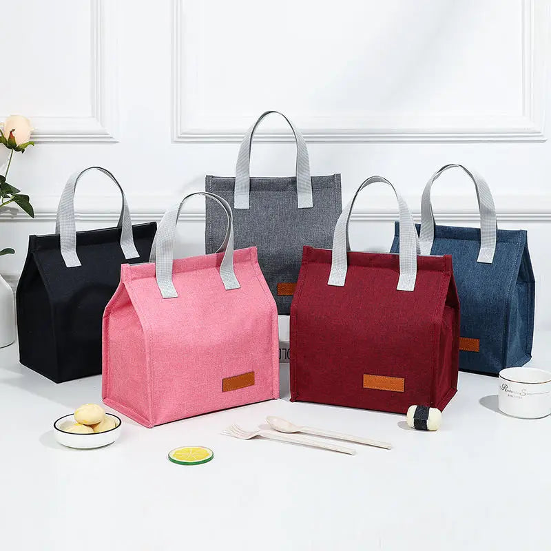 Economic Friendly Custom Logo and Printing Insulation Foil Bag Colorful Lunch Bags for Adults