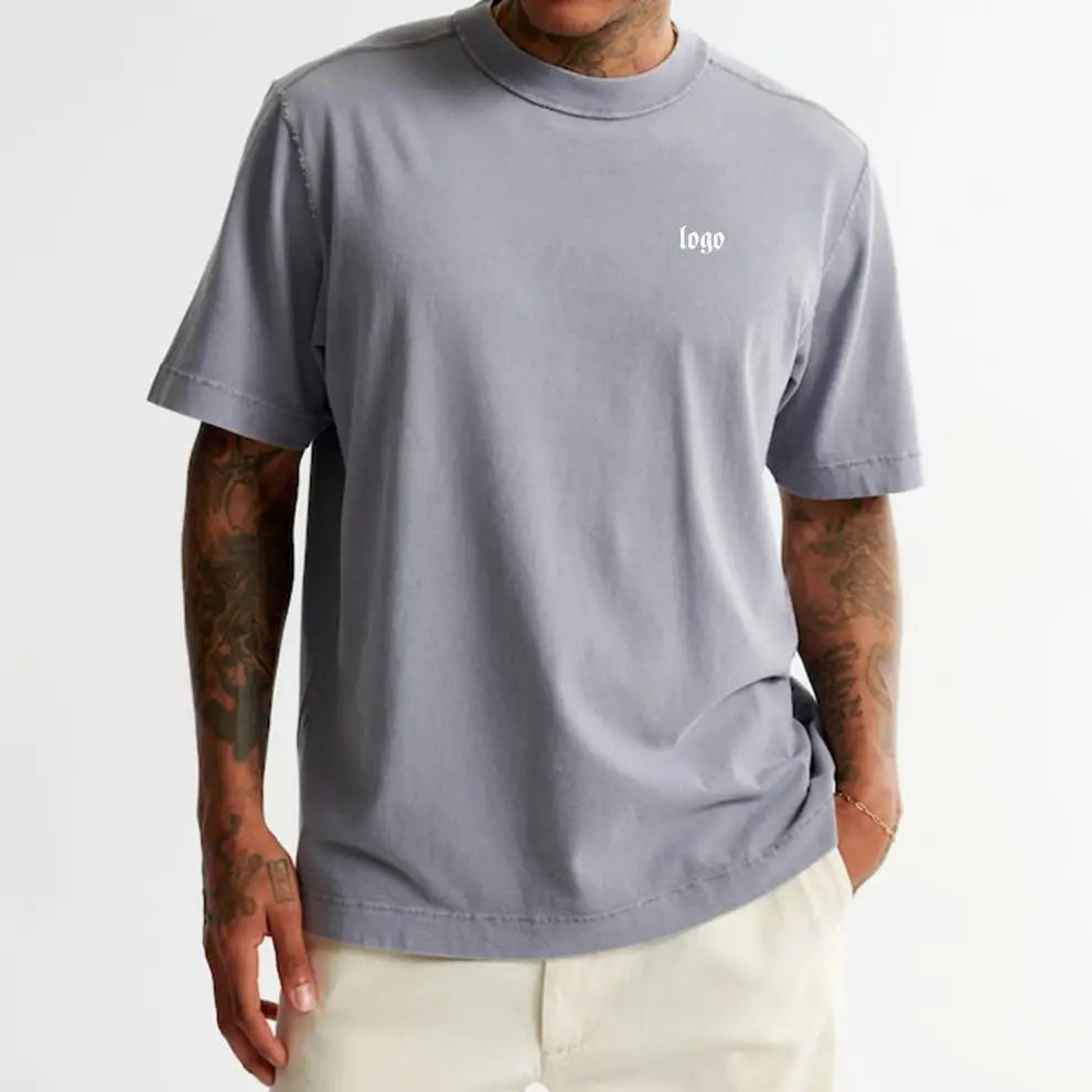 Custom Oversize Plain T-Shirt for Blank 230g Oversized Tshirt Heavy Cotton T Shirt Men
