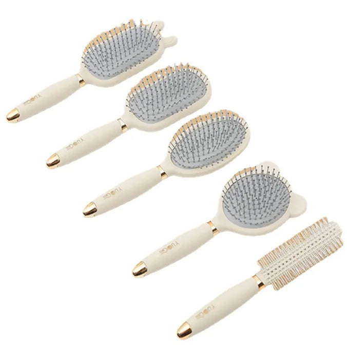 Silicone Balloon Student Women's Comfortable Smooth Hair Curling Massage Air Cushion Cleaning Claw Portable Comb for Home Use