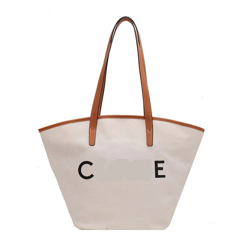 BEN BALLER Women's Shoulder Bag Retro Handbag Large Capacity Casual European and American Style Canvas Bags