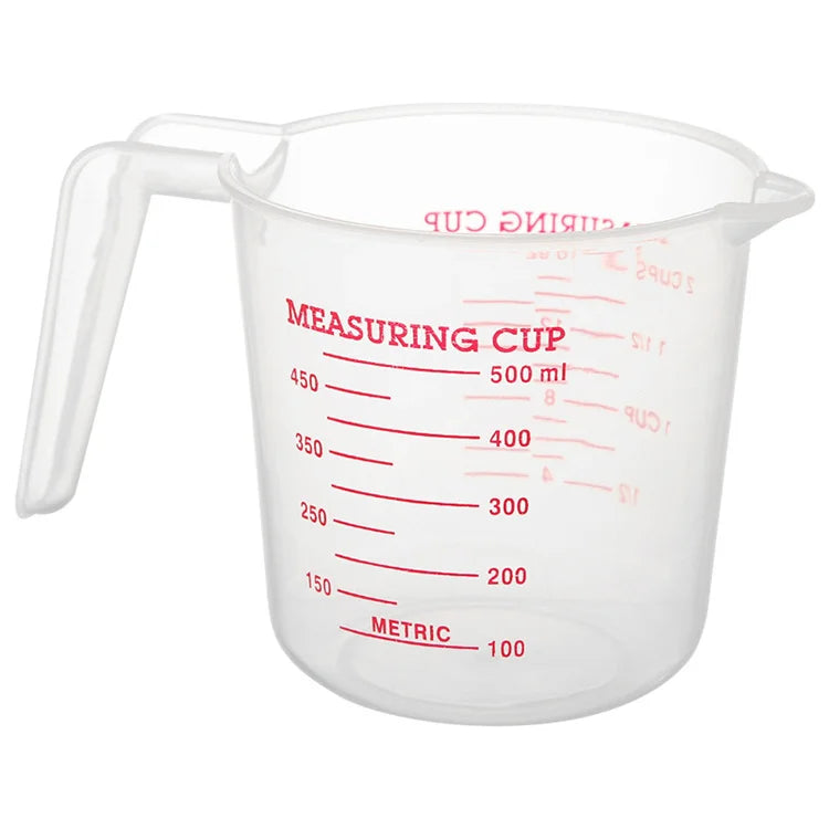 Newell Competitive Plastic Reasonable Transparent Bread Baking Tool Set Wholesale Price Measuring Cups Plastic With a Scale