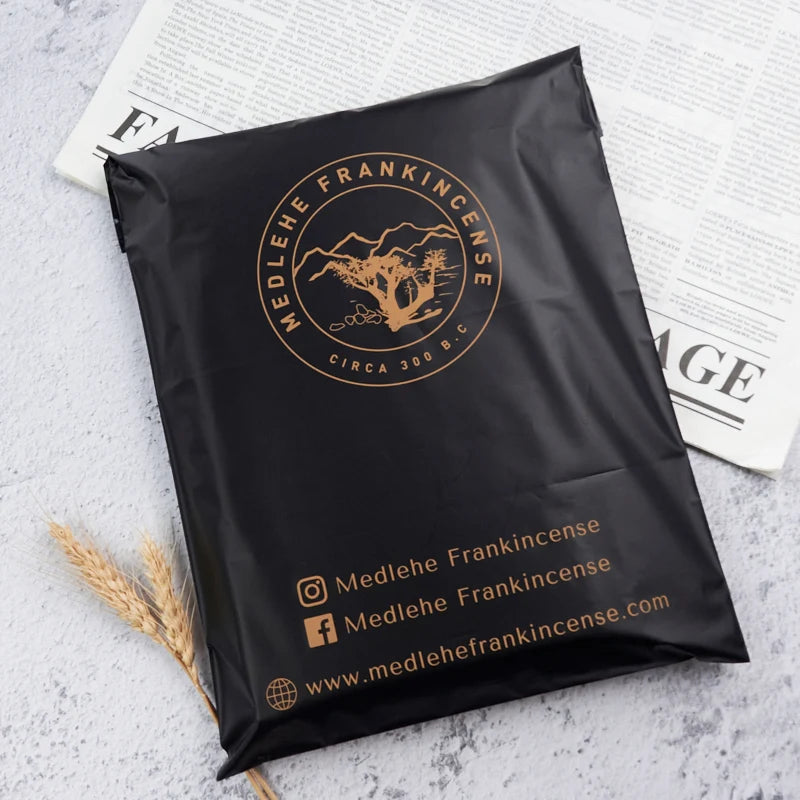 Luxury Matt Black Biodegradable Waterproof for Custom Mailing Envelope for Packaging and Shipping