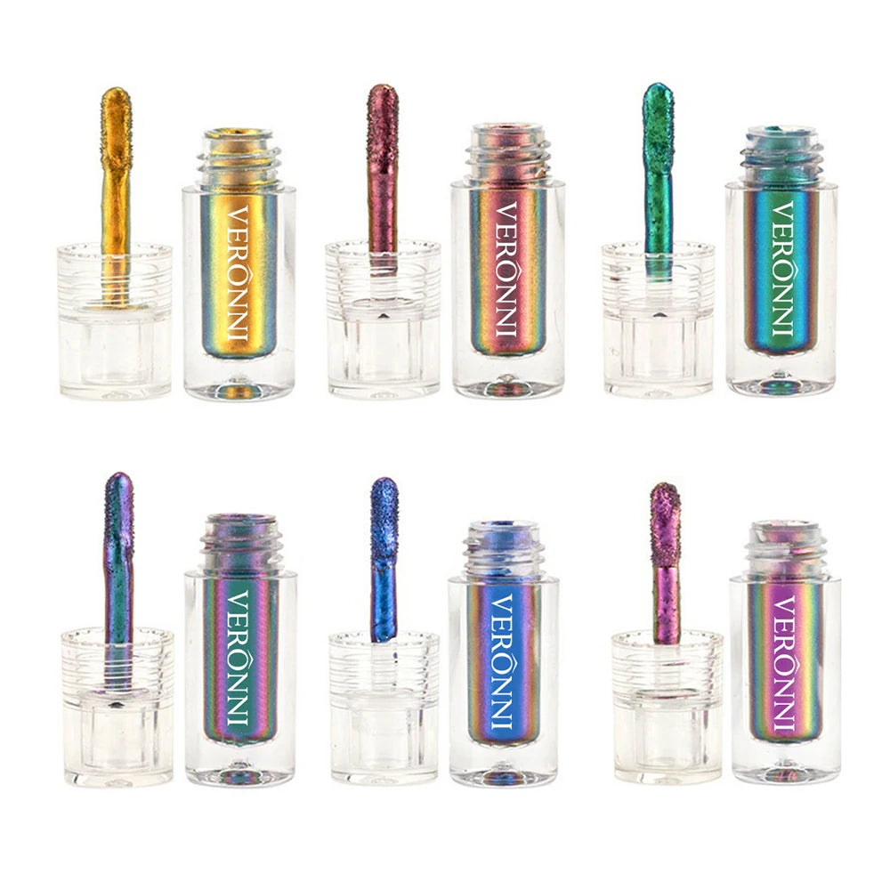 Wholesale 6 Color Chrome Eyeshadow Eye Makeup Chameleon Liquid Eyeshadow