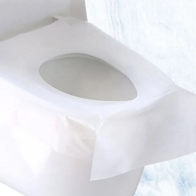 Wholesale Free Sample Portable Large Size Disposable Toilet Seat Mat Paper Material