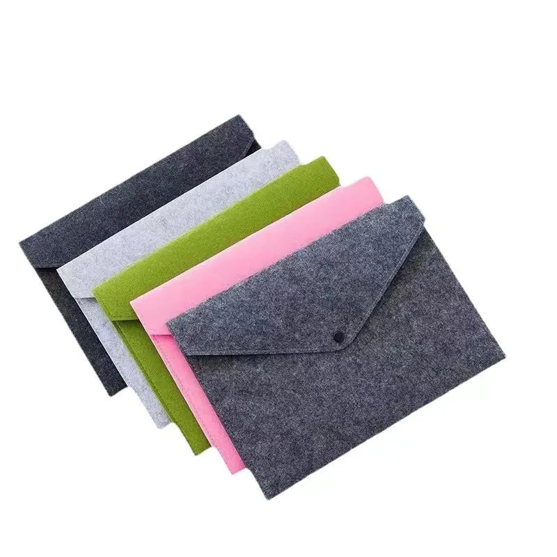 Best Sell File Folders Felt Envelope A4 Document Holder File Folder Paper Portfolio Case Briefcases Handbag