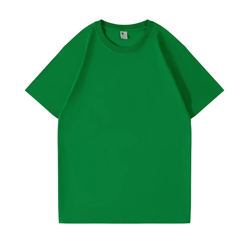 240gsm 100% Cotton  Custom  Vintage  T-Shirt  Mens Oversize T-shirt Print logo Heavy Cotton Plus Size