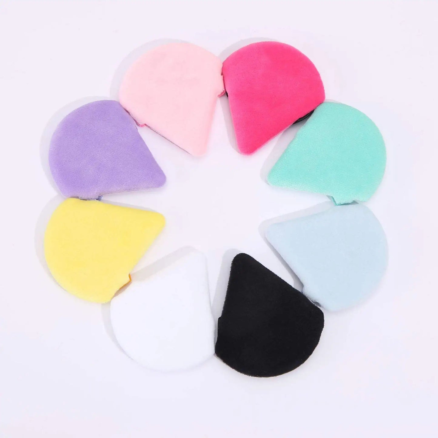 Custom Logo Powder Puff Triangle Cosmetic Makeup Loose Custom Private Label Handle Soft Sponge