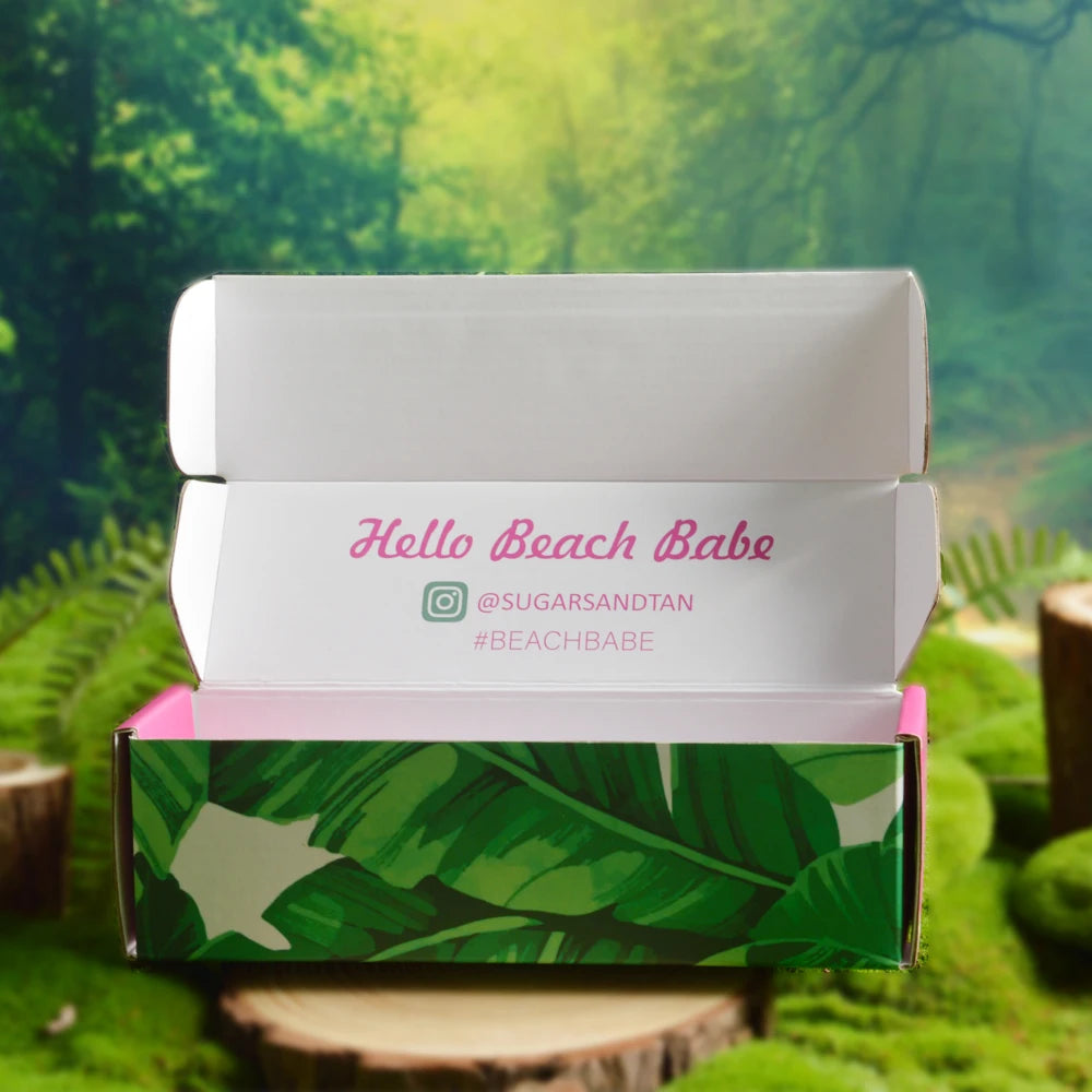 Custom logo 6x4x3 Corrugated Cardboard Box Small Shipping Packaging Boxes White