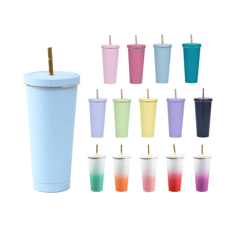Custom Unifan 500ml Double Wall Stainless Steel Classic Travel Mug Eco-Friendly Vacuum Insulated Hot Cold Tumbler for Gift
