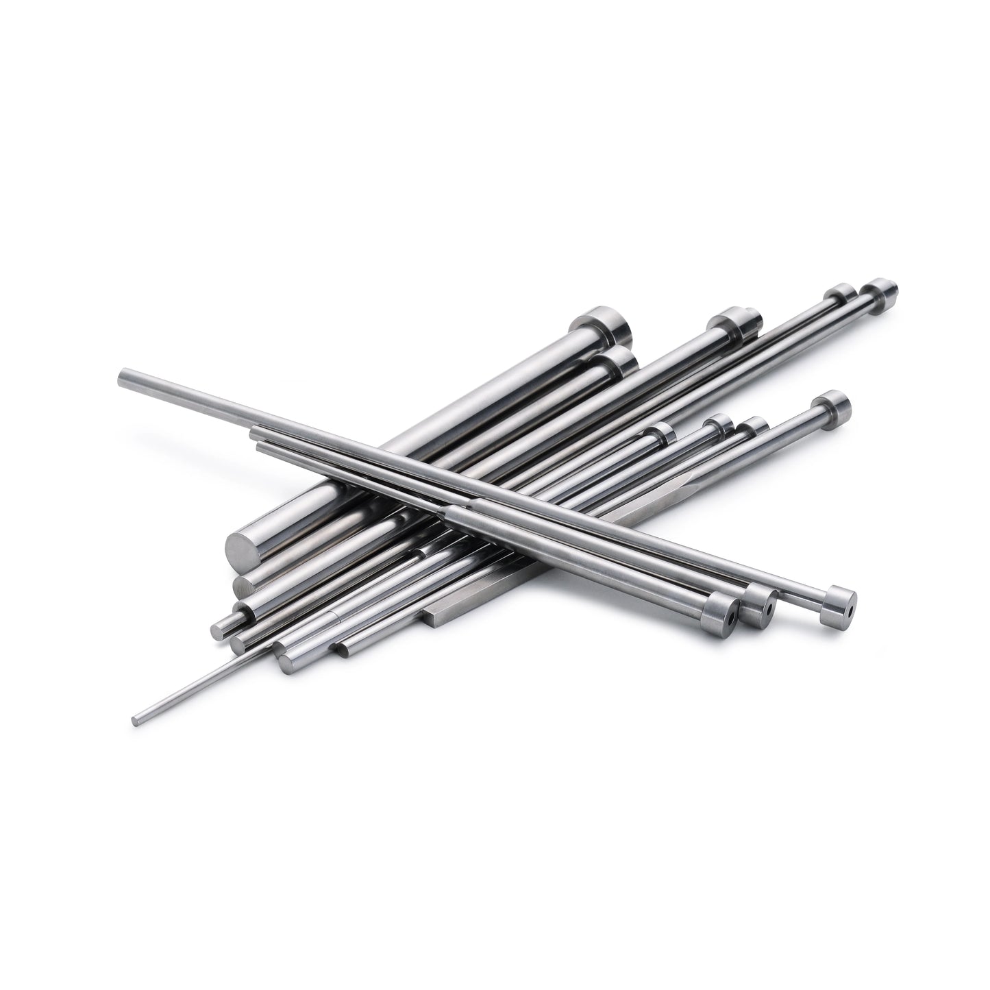 Head German Pin/thimble Flat Customized 65mn Level Blades Stainless Engraving Straight Ejector Pin