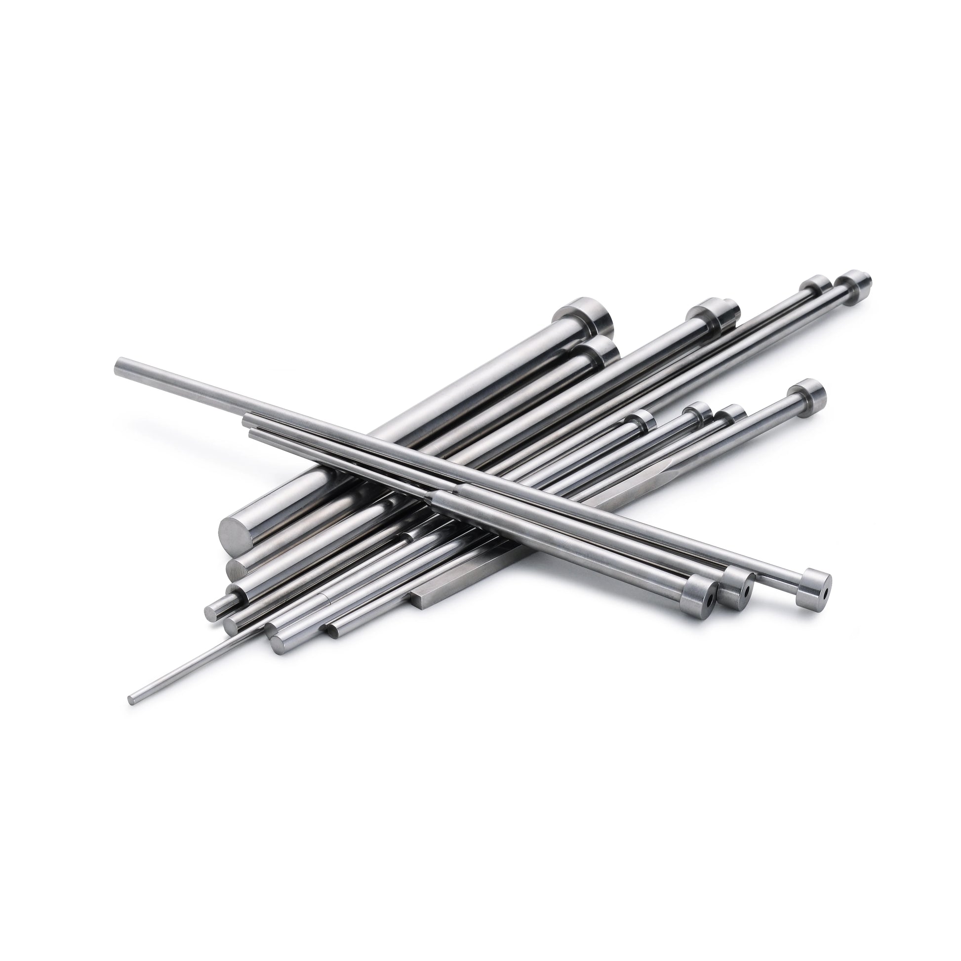 Head German Pin/thimble Flat Customized 65mn Level Blades Stainless Engraving Straight Ejector Pin