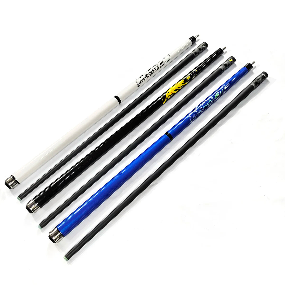 Hot Sell Design Handmade 3-pc Carbon Fiber Shaft Billiard Jump Break Cue With Uni-lock Fast Joint