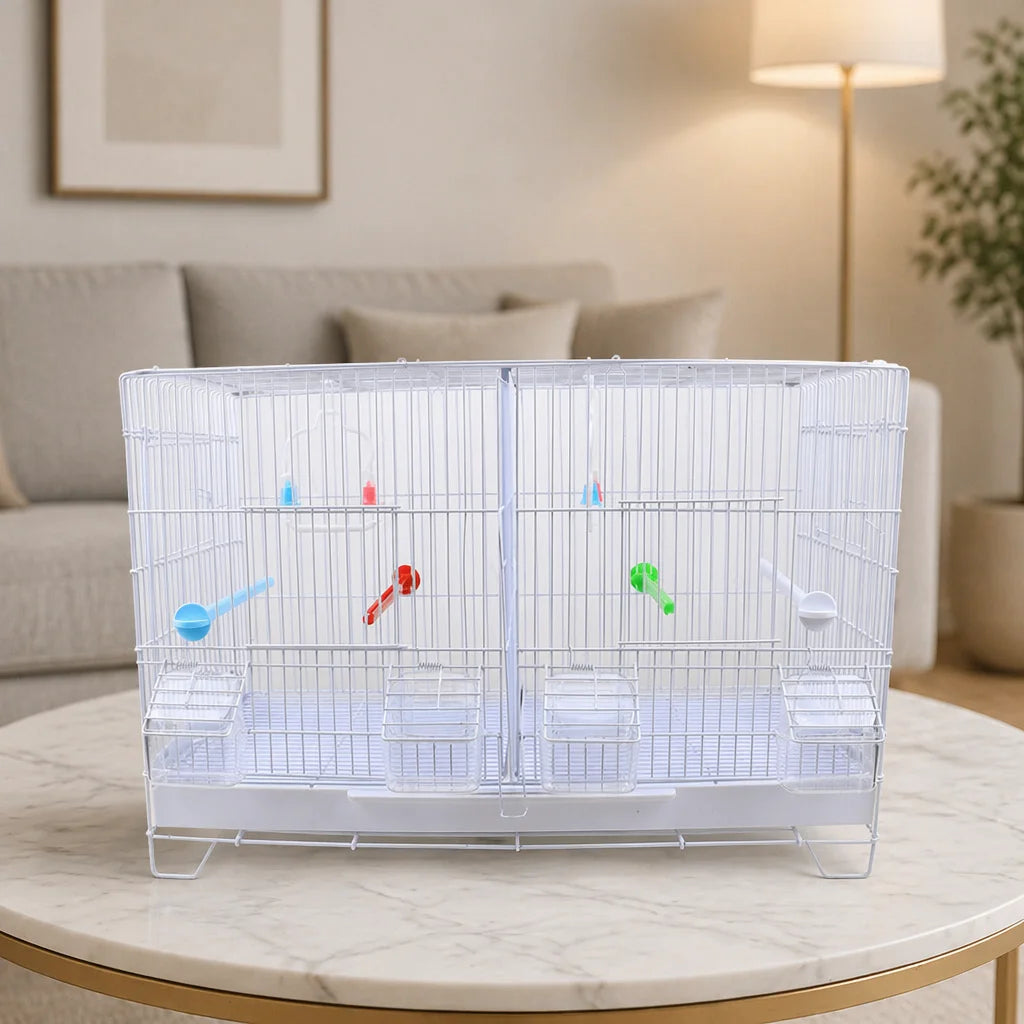 G-211112-1 Geshifeng 2024 Hot Seller Style Bird Cage 60cm 2 Parts Metal Cage