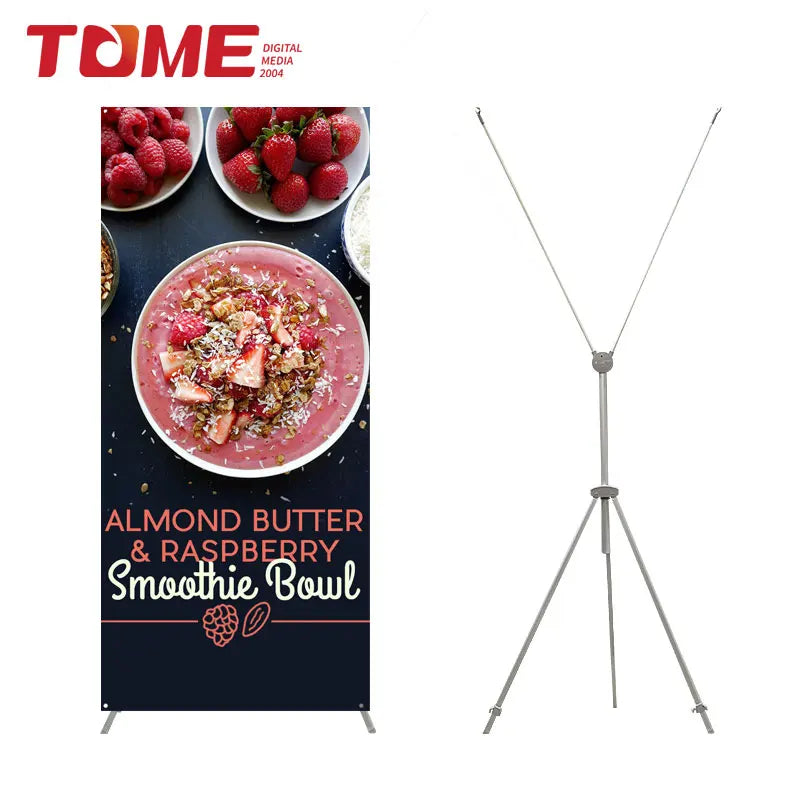 Low Price Wholesale  Roll up Banner Korean X Banner  Adjustable Outdoor Advertising Display