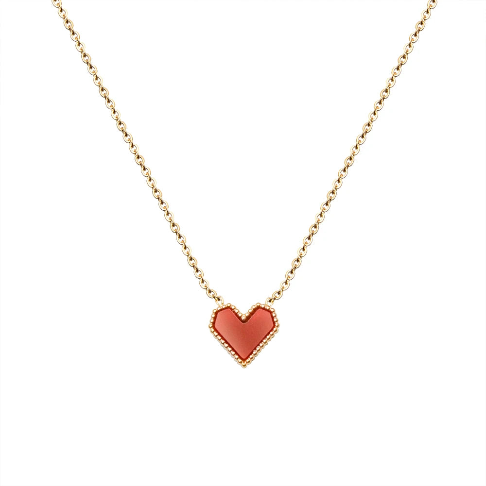 Fashion Nice New Heart Necklace Infinite Love Memorial Mothers Day Gift Personalized Stainless Steel Jewelry Necklace