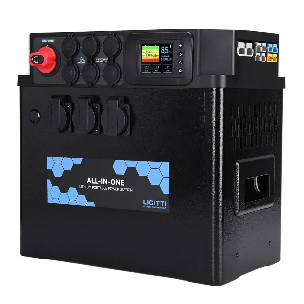 Licitti Best Rechargeable 220v 3000w Lithium Lifepo4 Battery Solar Portable Power Station with Ac Socket
