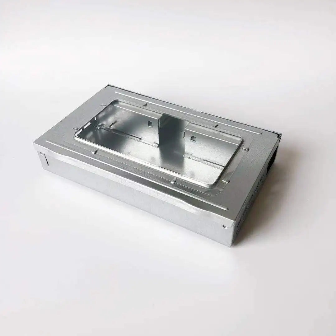 Custom Logo Solid Metal Eco-Friendly 10-Capacity Multi Catch Mouse Trap Bait Box with Clear Lid for Farm & Home Use for