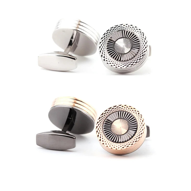 Hign End Custom Enamel Carving Cufflinks Make Your Own Personalized Button Cuff Links