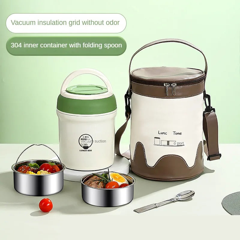 Breakfast Food Flask Lunch Box Custom School Stainless Steel Insulated Thermal Kids Bento Lunch Box for Girls Kids