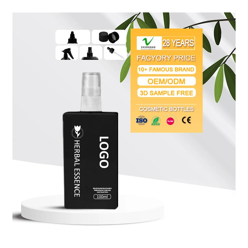 7days Sample Custom PET Mist Spray Plastic Bottle Screen Printing Toner Plastic Bottle