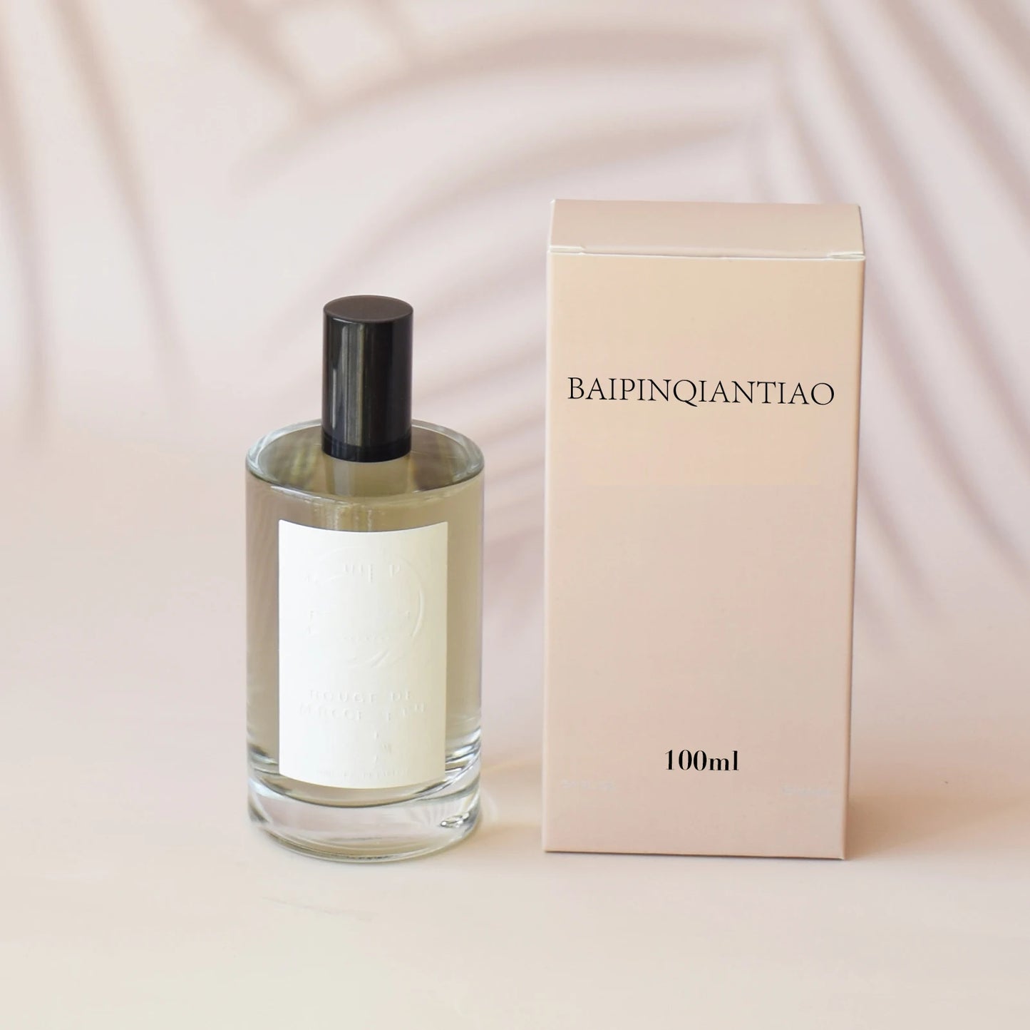 Wholesale Cosmetic Luxury Transparent Empty 50ML 100ML 250ML Glass Crimp Perfume Bottle Pump Sprayer Screen Printing Custom L